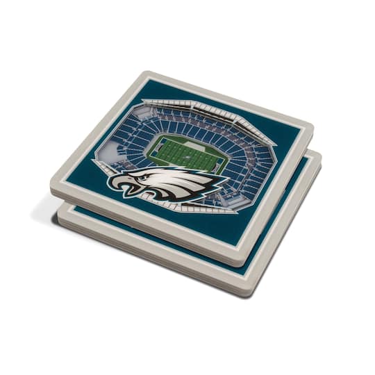 3D StadiumView Coasters By Youthefan in Philadelphia Eagles | 4" x 4" | Michaels®